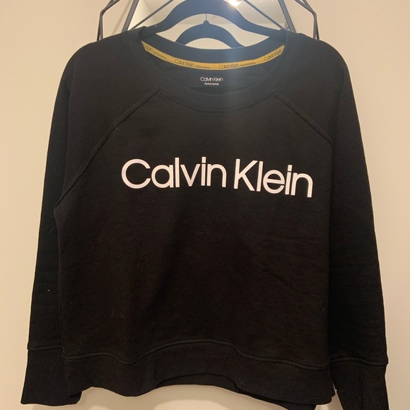 Calvin Klein Cropped Sweatshirt - Picture 1 of 3